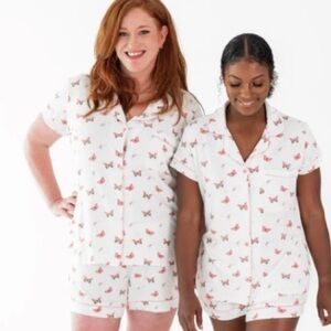 Kyte Baby NWT Short Sleeve Bamboo Pajama Set XS Butterfly Print Lounge Cozy